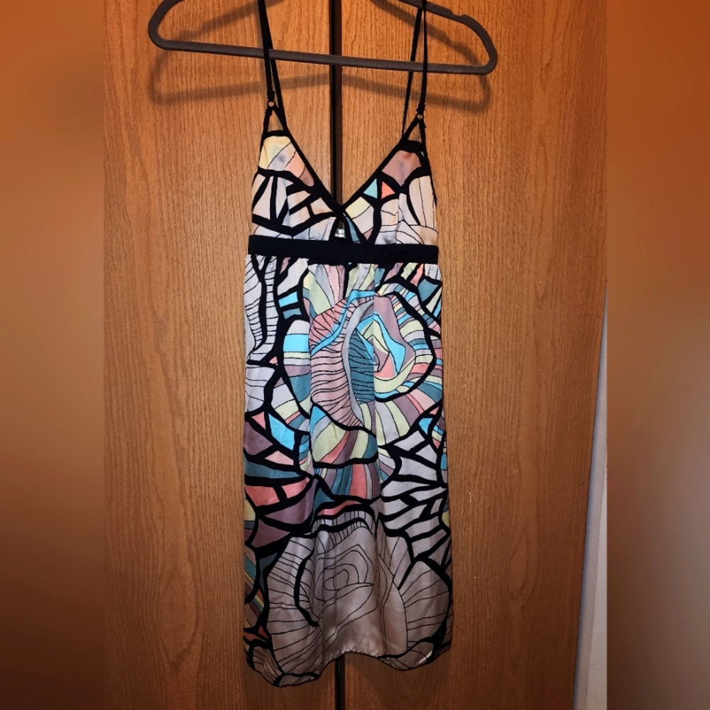 Women's satiny dress.